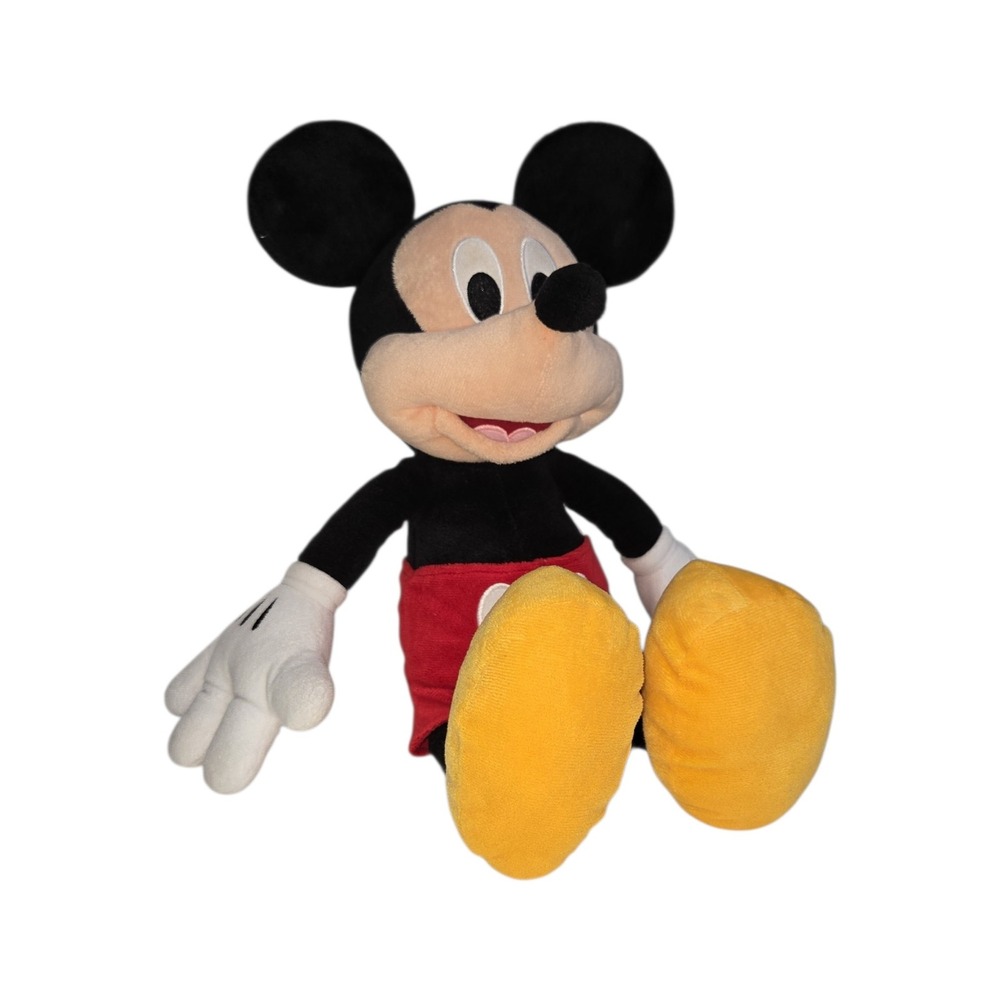 Disney Store Mickey Mouse Plush Classic Red Shorts Yellow Shoes Toy - Picture 2 of 6